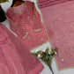 Dusty Rose Mirror Sharara Set