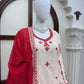 Ivory Threadwork Harem Suit Set
