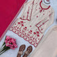 Ivory Threadwork Harem Suit Set