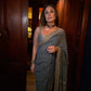 Designer Fox Georgette Saree with Katdana and Real Mirror Work for Wedding Festive Party Wear Looks