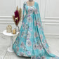 Floral Fox Georgette Anarkali Gown with Dupatta