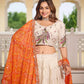 Embroidered Tissue Silk Festival Lehenga Choli