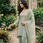 Sage Cording Stone Sharara Set