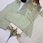 Sage Cording Stone Sharara Set