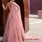 Rose Grey Floral Lehenga Set