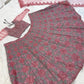 Rose Grey Floral Lehenga Set