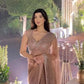 Elegant Sequin Dori Work Net Saree for Wedding and Festive Occasions
