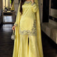 Elegant Crepe Silk Sharara Set for Festive and Party Wear
