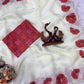 Floral Applique Sequin Saree