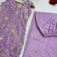 Lilac Sequin Zari Sharara Set