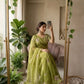 Beaded Floral Butta Saree