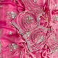 Beaded Floral Butta Saree