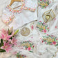 Ivory Floral Khatli Saree