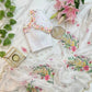 Ivory Floral Khatli Saree
