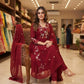 Floral Vine Chanderi Suit