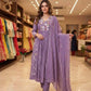 Floral Vine Chanderi Suit
