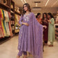 Floral Vine Chanderi Suit