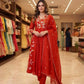 Floral Vine Chanderi Suit