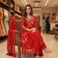 Floral Vine Chanderi Suit