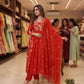 Floral Vine Chanderi Suit
