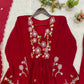Floral Vine Chanderi Suit