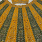 Mustard Sage Panel Lehenga Set