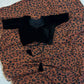 Leopard Print Georgette Saree