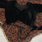 Leopard Print Georgette Saree