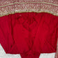 Red Vichitra Silk Anarkali Gown