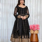 Zari Sequin Anarkali Gown