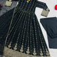 Zari Sequin Anarkali Gown