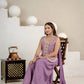 Lilac Sequin Embroidered Sharara Set