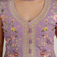 Lilac Sequin Embroidered Sharara Set