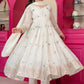 Zari Sequin Anarkali Gown