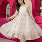 Zari Sequin Anarkali Gown