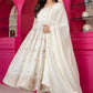 Zari Sequin Anarkali Gown