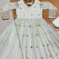 Zari Sequin Anarkali Gown