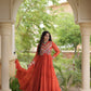 Bandhani Kutchi Patchwork Anarkali Gown