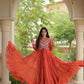 Bandhani Kutchi Patchwork Anarkali Gown