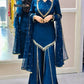 Maroon Mirror Work Palazzo Set