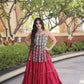 Kutchi Patchwork Tiered Lehenga