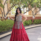Kutchi Patchwork Tiered Lehenga