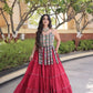 Kutchi Patchwork Tiered Lehenga
