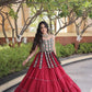 Kutchi Patchwork Tiered Lehenga