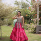 Kutchi Patchwork Tiered Lehenga