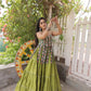 Kutchi Patchwork Tiered Lehenga