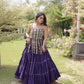 Kutchi Patchwork Tiered Lehenga