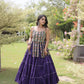 Kutchi Patchwork Tiered Lehenga