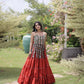 Kutchi Patchwork Tiered Lehenga