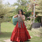 Kutchi Patchwork Tiered Lehenga